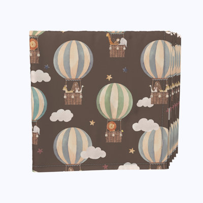 Polyester Animal Print Square Napkin