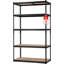 Étagère de rangement robuste à 5 niveaux pour garage - Étagère réglable en acier - Capacité de 2 000 lb - Rangement compact pour la cuisine, le sous-sol, la buanderie, le garde-manger - Dimensions: L 3012R 756 (P) x 306 (H) mm-1369286407-1369286424