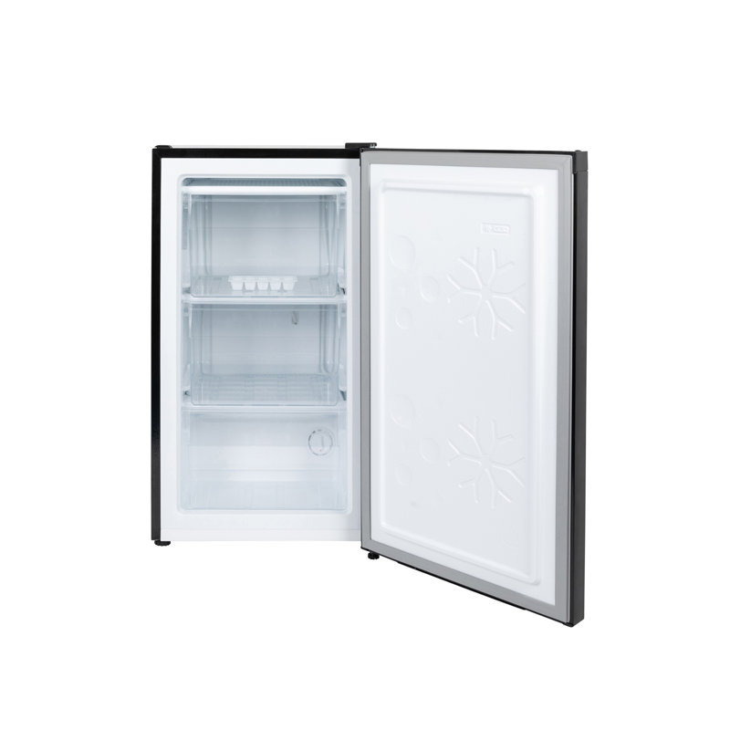 60m³ Upright Freezer with Adjustable Temperature Controls, Black