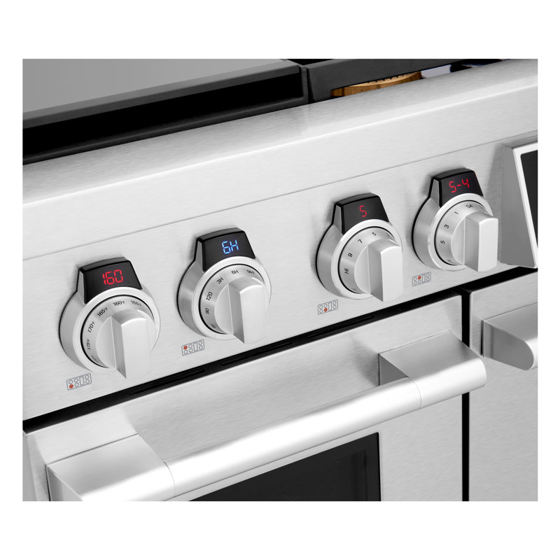48-Inch Dual-Fuel Pro Range With Sous Vide And Induction
