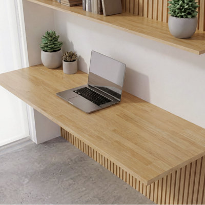 Solid Birch Wood Butcher Block Countertop, Unfinished DIY Size Long Wooden Board for Kitchen Island Table Top Washer Dryer Workbench, 3ft, 4ft, 5ft, 6ft, 8ft