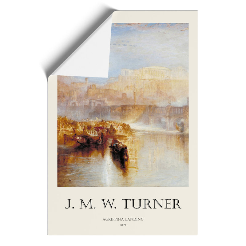 Agripina by Joseph-Mallord William Turner - No Frame Painting, 30cm H x 21cm W x 0.1cm D