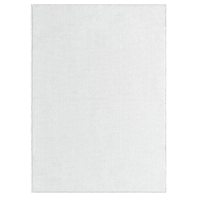 Two Tone Fringed Area Rug