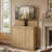 50" Painted Automatic TV Lift Cabinet,TV Stand With Remote Control And Safety Stopper-103915531
