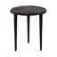 Table d'appoint facettée ronde