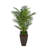 54'' Faux Palm Tree in Metal Decorative Vase-27703992