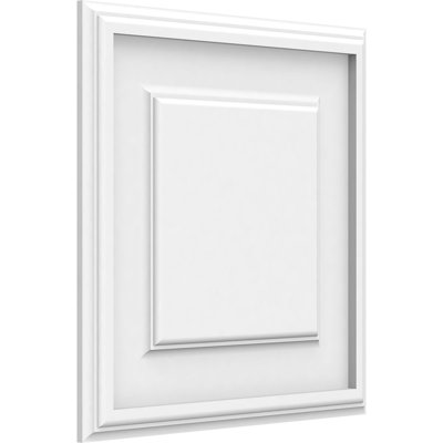 Panneau mural surélevé en PVC blanc Legacy