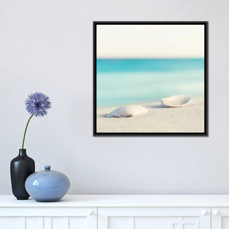 Serenity, reproduction de photo sur toile tendue, H 18 po x l 18 po x P 1,5 po, Toile avec cadre noir, Pas de tapis