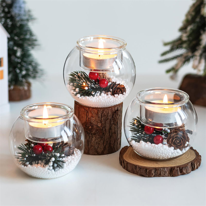 Glass Tealight Holder