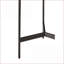 Table basse en pierre frittée avec structure en métal - Facile à nettoyer, légère pour le salon, la chambre à coucher et Balcon