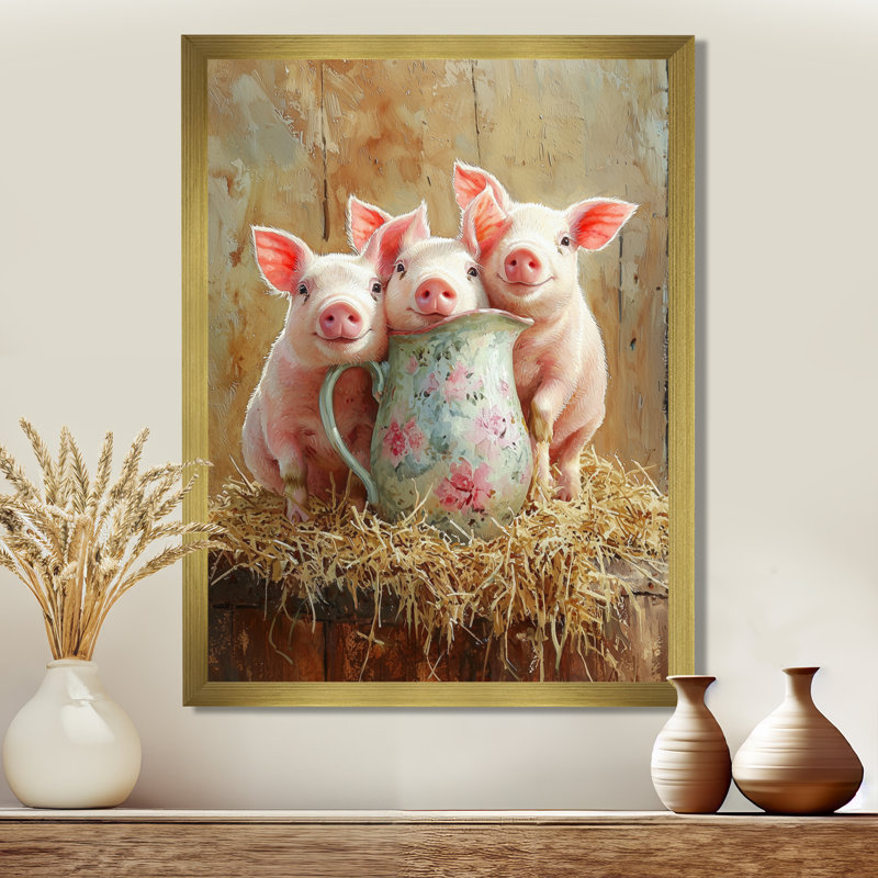 «Grose», reproduction d'art sur toile, H 44 po x l 34 po, Doré, Avec cadre
