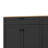 Black Tv Cabinet With 2 Drawers, Accommodates 70" Tvs, Versatile Sideboard Adjustable Shelves For Bedroom/Living Room Side Table Drawers & Exquisite Curve, Design Wood Grain Bedroom