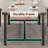 GAOMON Extendable Dining Table Set for 4, Dining Table Set with Two Upholstered Benches for 6, Large Expandable Kitchen Table Set for Apartment, Small Space Rustic Grey