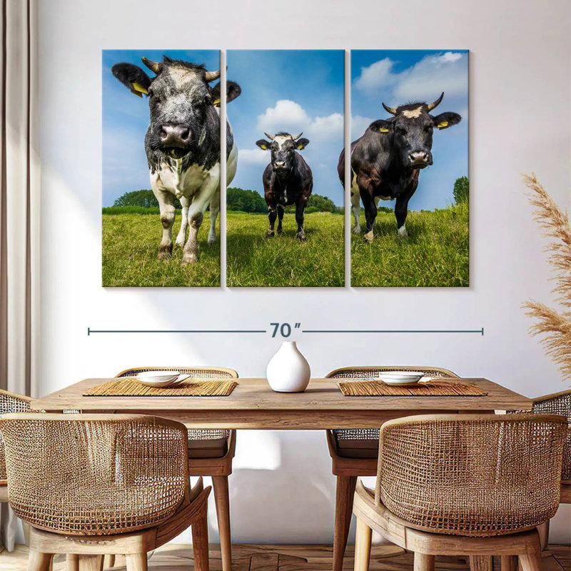 Brampt Cow Gang, 42" H x 65" W
