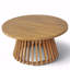 Table basse d'extérieur en bois d'acacia, ronde-1752440654