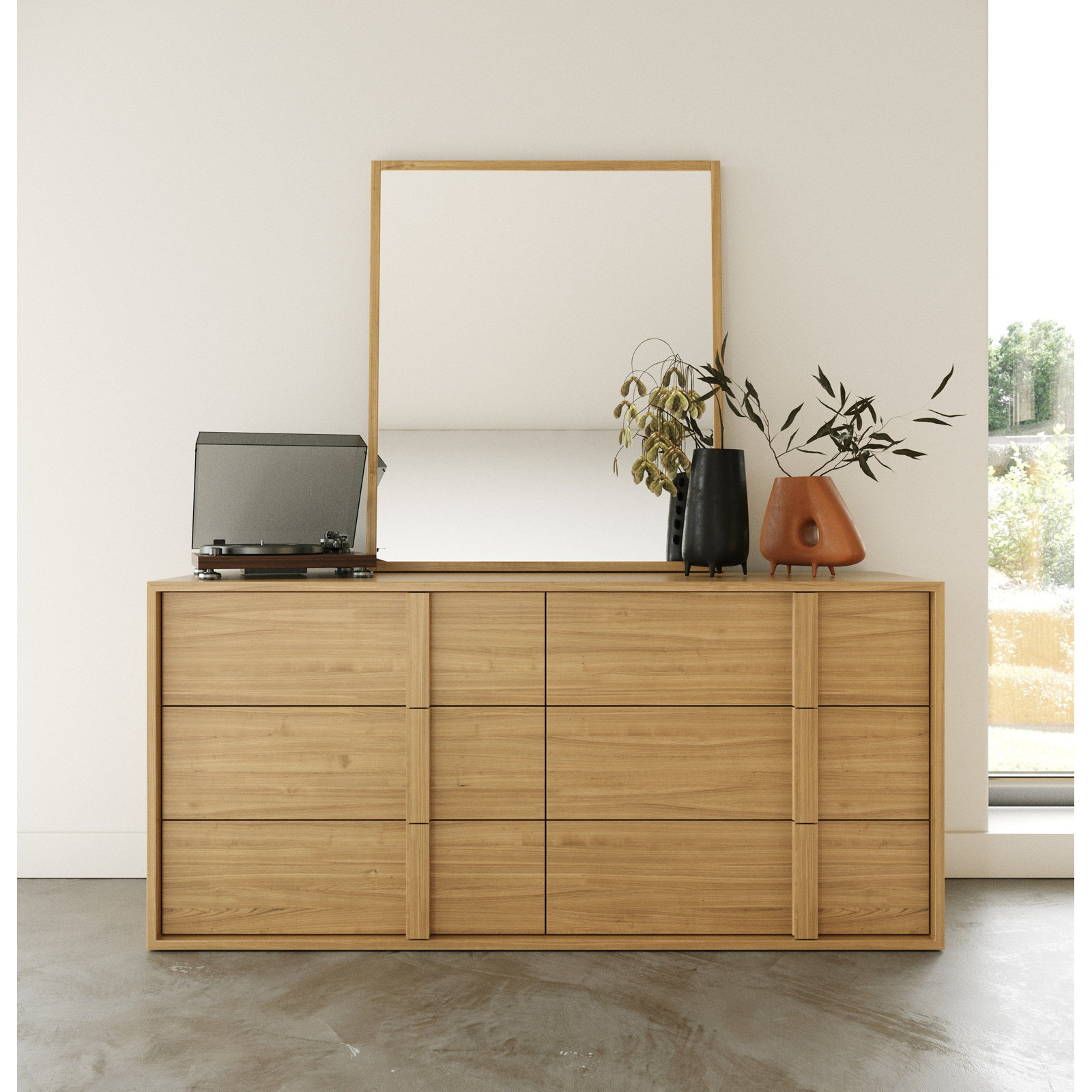 Alvarez 5 - Piece Bedroom Set, Oak, California King