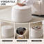 Repose-pieds moderne avec rangement, blanc-1622617608
