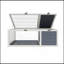 Cage de reptile 39,5 "avec tortue en bois