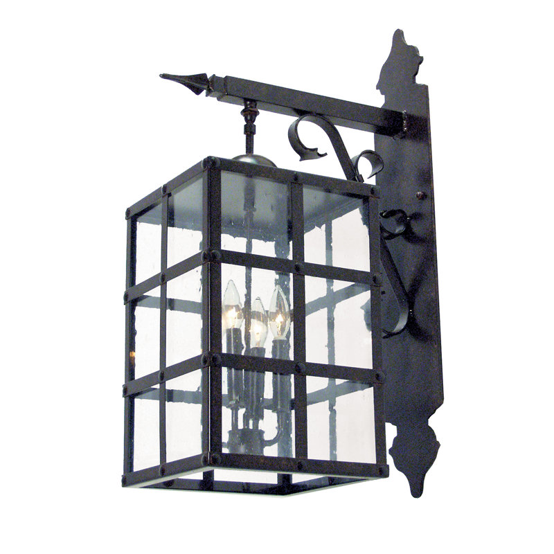 Baretta Steel Candle Wall Light
