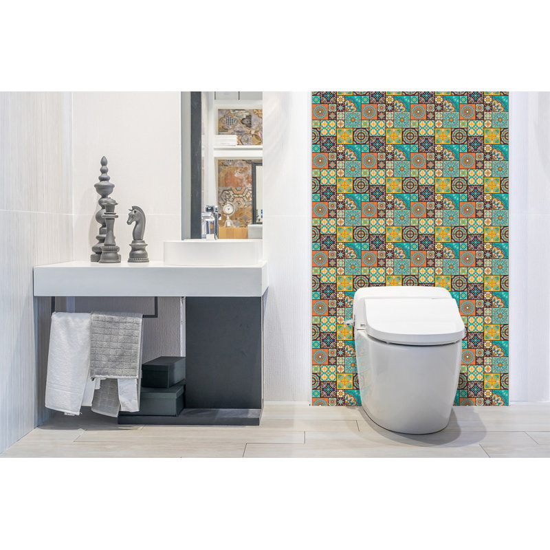 Sticker Wall Tiles Tile Peel and Stick Wall Stickers Self Adhesive Vinyl Splashback 39,37x19,68 Inch