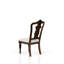 Chaise rembourrée traditionnelle, poids de 57,5 lb, siège d'appoint en bois massif de style grand lit illustré