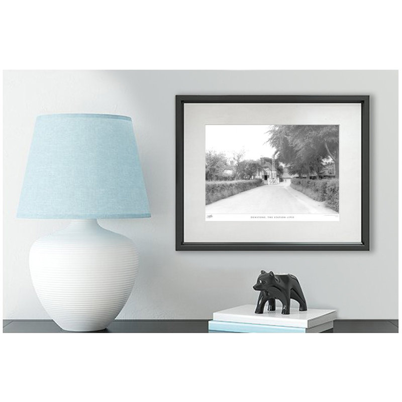 Denstone, the Station C1955 1 Piece Single Picture Frame Wall Art, 40cm H x 50cm W x 2.3cm D