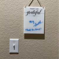 Today I Am Grateful for Cute Dry Erase Daily Gratitude Activity, Marker Not Included Reilly Originals