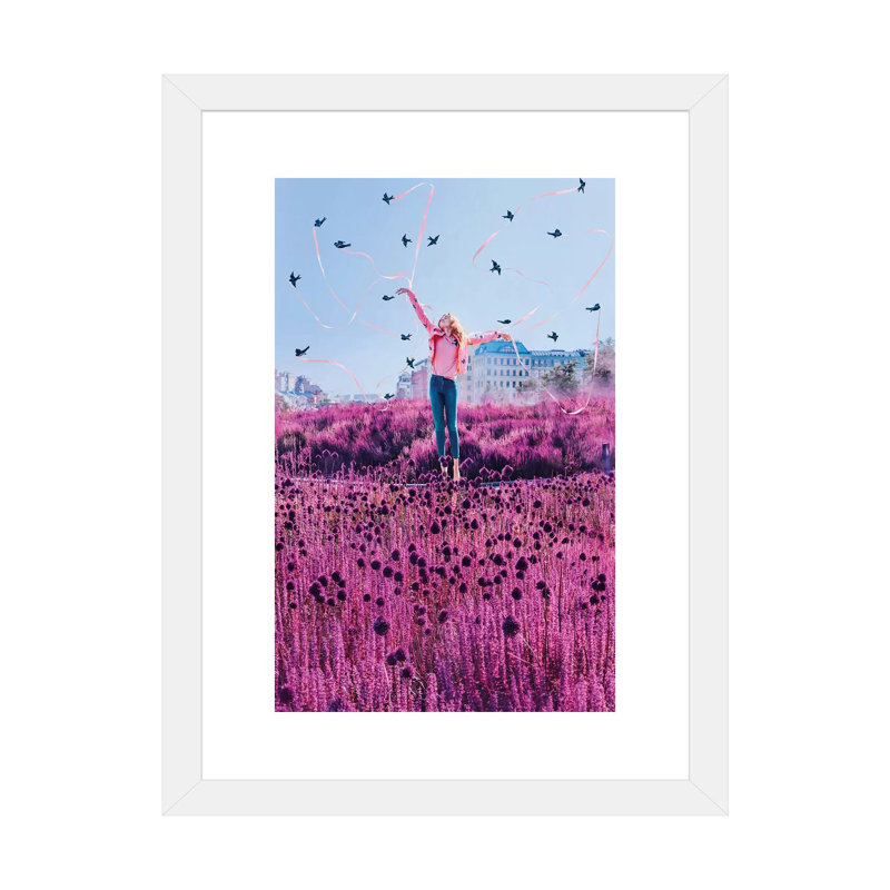 « Avale » par Hobopeeba-impression d’art graphique, Blanc, H 32 po x l 24 po x P 1 po, Papier encadré blanc