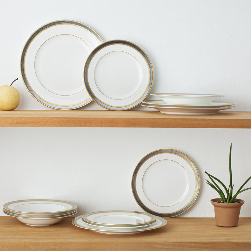 Service de table 12 pièces, service pour 4 Noritake Brilliance