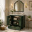 Meuble-lavabo de salle de bain avec lavabo style rétro-2089190542