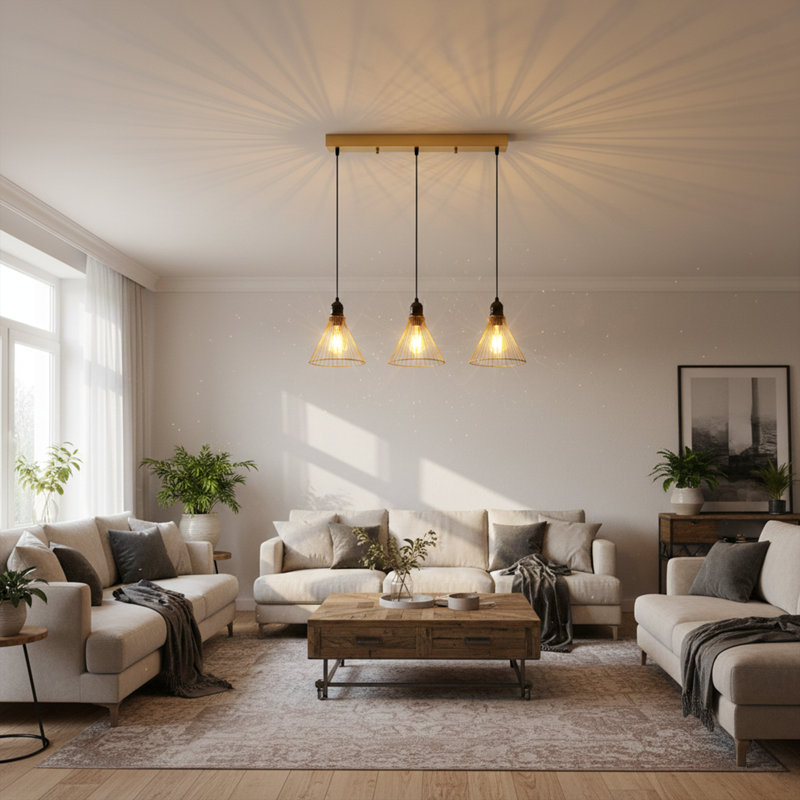 Luminaire suspendu en métal 3 lumières Aurelius
Commercialisation