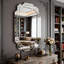 Grand miroir mural pour décor, miroir horizontal ou vertical sans cadre