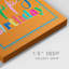 «Happy Birthday Square» sur toile, art textuel-131138432