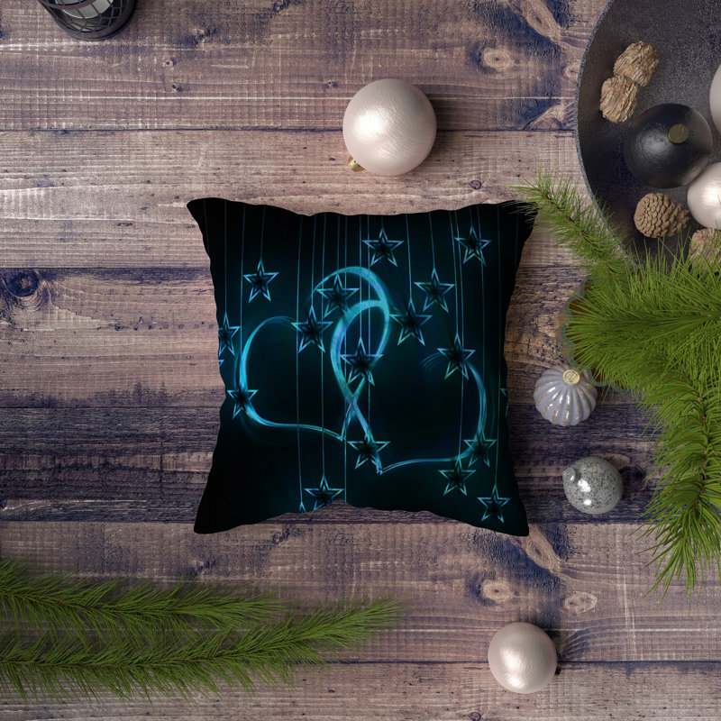 Housse de coussin décorative, 50% polyester / 50% coton, 16,9 po x 16,9 po | Impression numérique, lavable à la machine à 86 ° F | Parfait pour la décoration intérieure, le salon et la chambre à coucher, tissu doux et durable