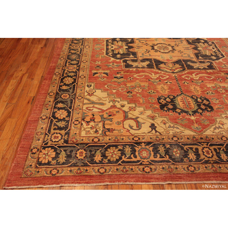 Tapis moderne à motif géométrique persan Heriz