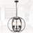 5 - Light Dimmable Lantern Globe Chandelier