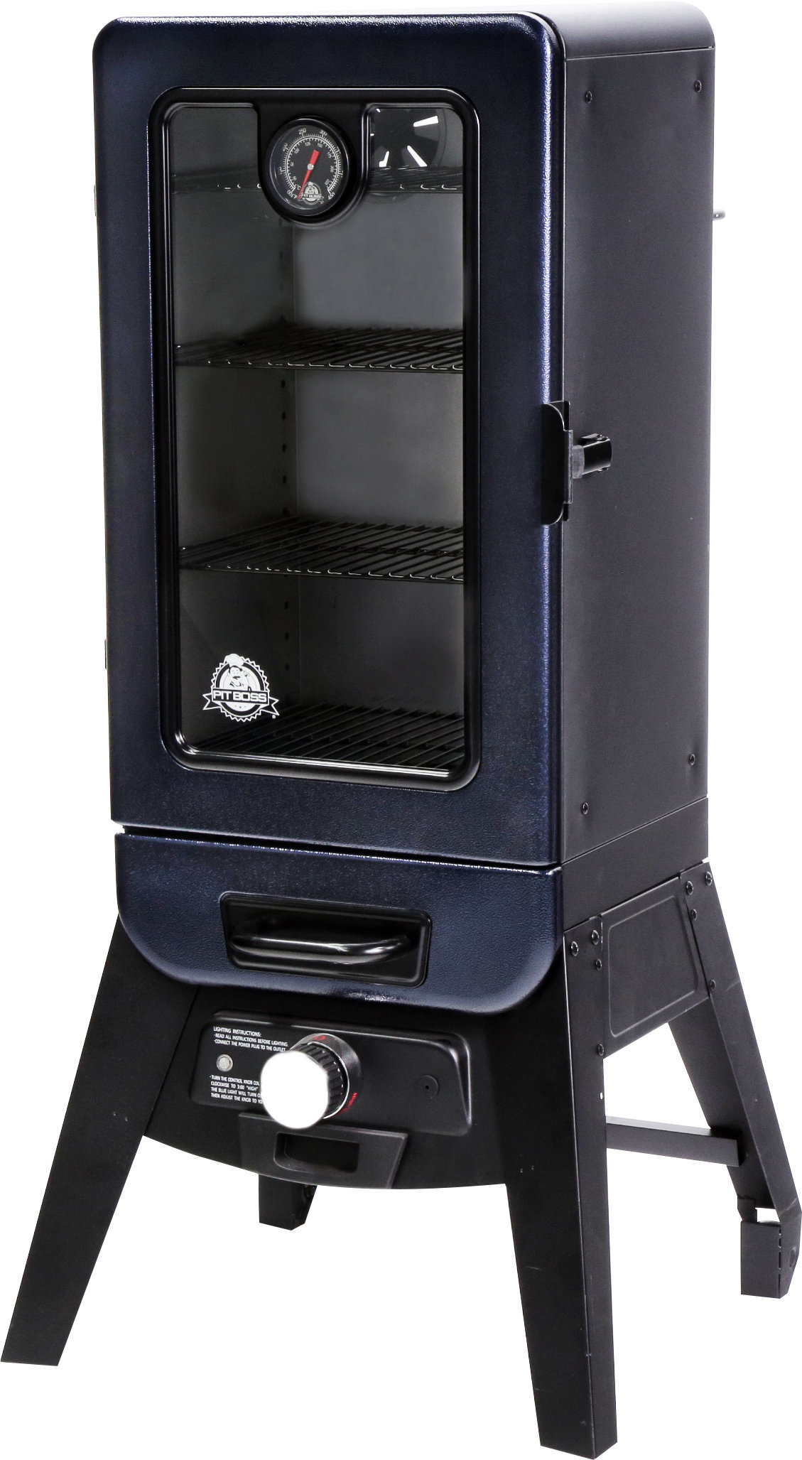Pit Boss 3Series Electric Vertical Smoker, Blue Hammertone & Reviews