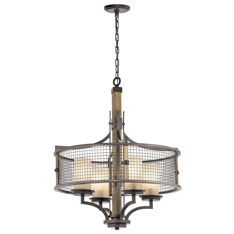 Rosiclare 4 - Light Drum Chandelier