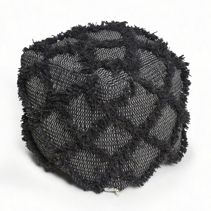 Pouf en laine et coton Jumanji