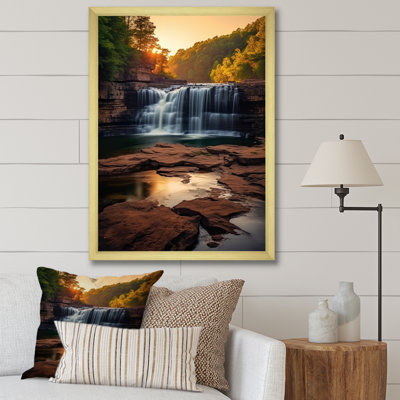 " Alabama Majestic Waterfalls In Autumn "
