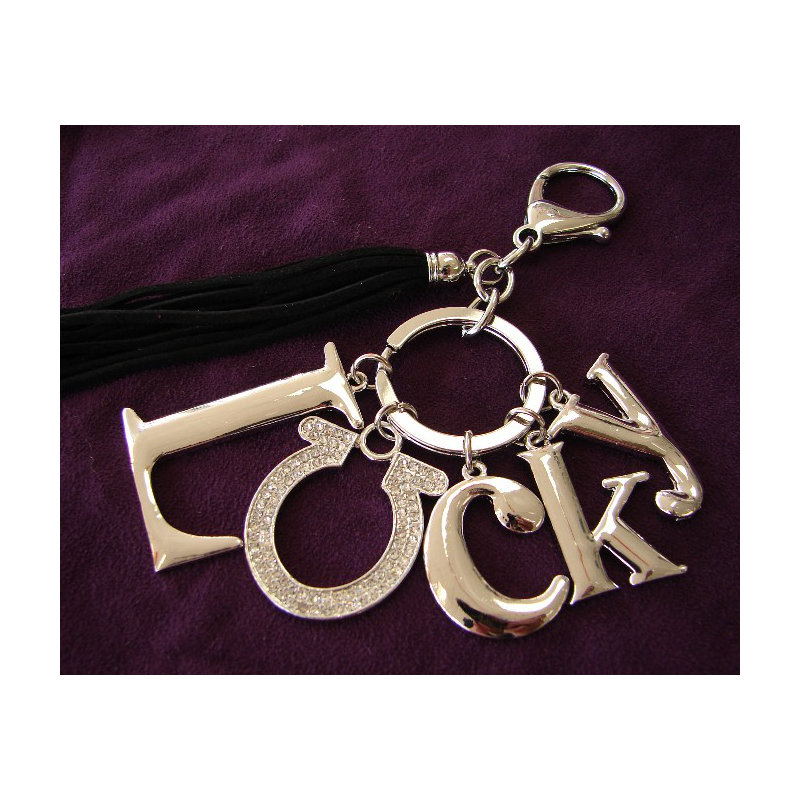 Porte-clés avec PAMPILLE Lucky Amulet