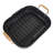 Viking Hard Anodized Roaster W/copper Handles And Double Bonus (2pc Carving Set And Thermometer)