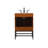 Eugene 24'' Single Bathroom Vanity with Engineered Marble Top-10441488