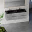 Meuble-lavabo mural moderne pour salle de bain