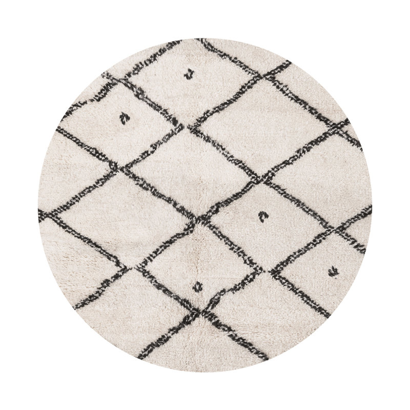 Fleck Splash Round Kitchen Mat