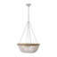 Lustre perlé en bois 5 lumières