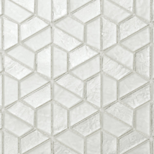 Samba 10.5" x 11.5" Glass Hexagon Mosaic Tile