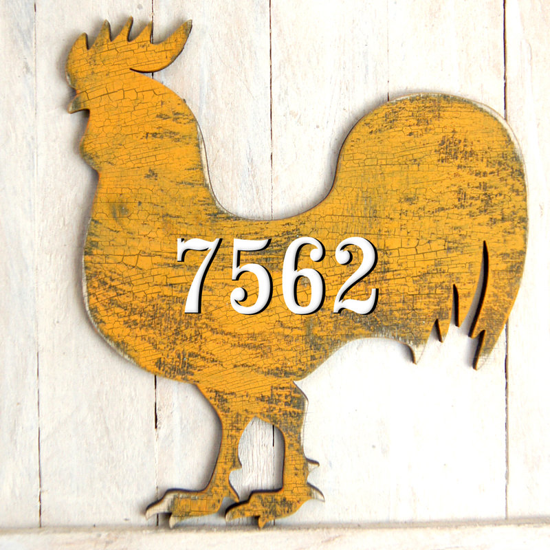 Support mural 1 ligne pour boîte aux lettres Rooster House, Oui