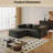 Modular Sectional Couch With Deep Seat, High Density Memory Foam, And No Assembly Required For Living Room And Bedroom-1459596862