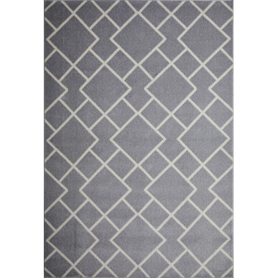 Christine Bleyana Gray Area Rug